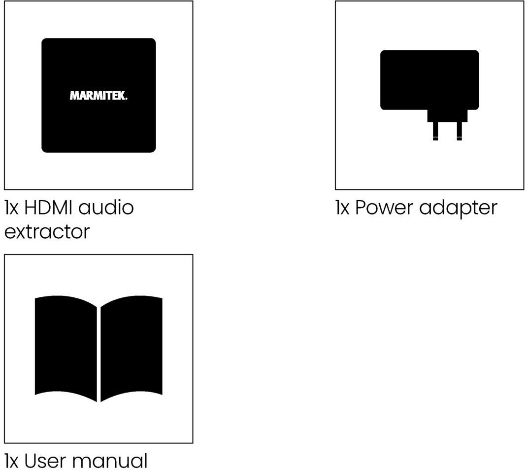Marmitek Connect AE14 ARC HDMI > HDMI + Optinen Audio -erotin