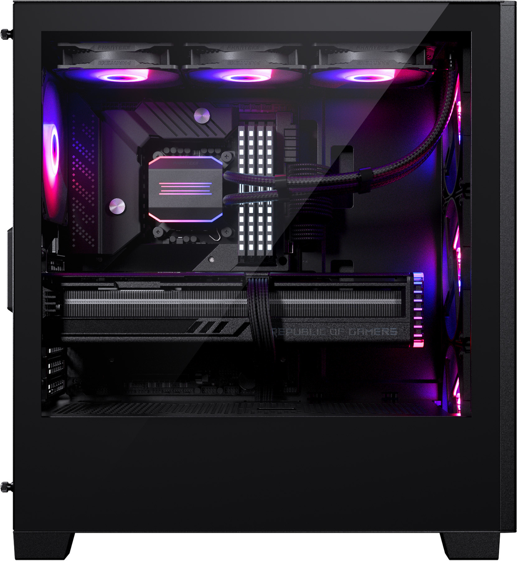 Phanteks XT Pro Ultra Mid Tower -ATX-kotelo ikkunalla, musta