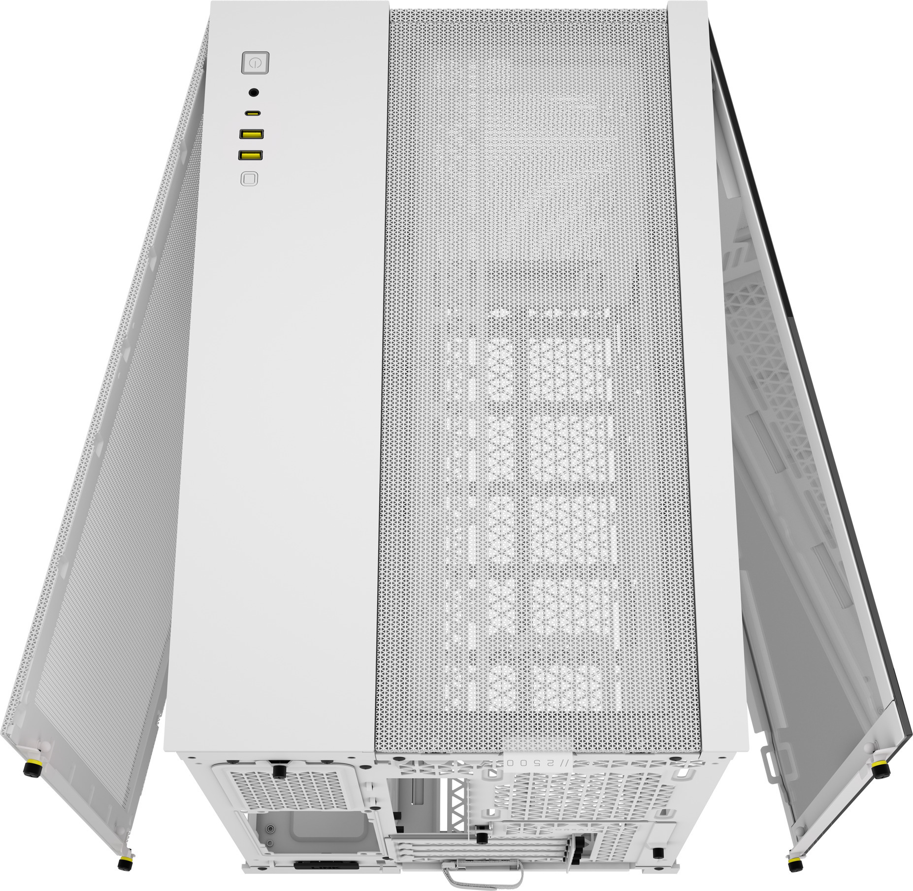 Corsair 2500D Airflow Micro-ATX-kotelo ikkunalla, valkoinen