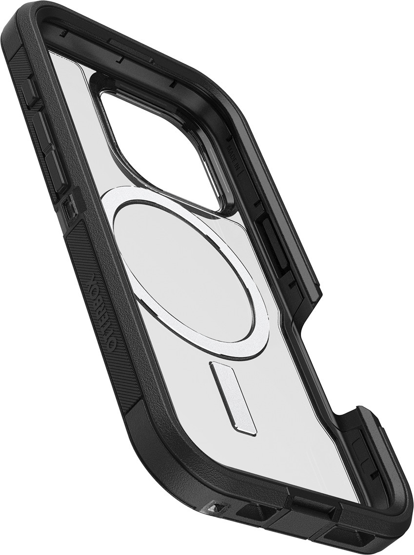 Otterbox Defender XT -suojakuori, iPhone 16 Pro, musta / kirkas