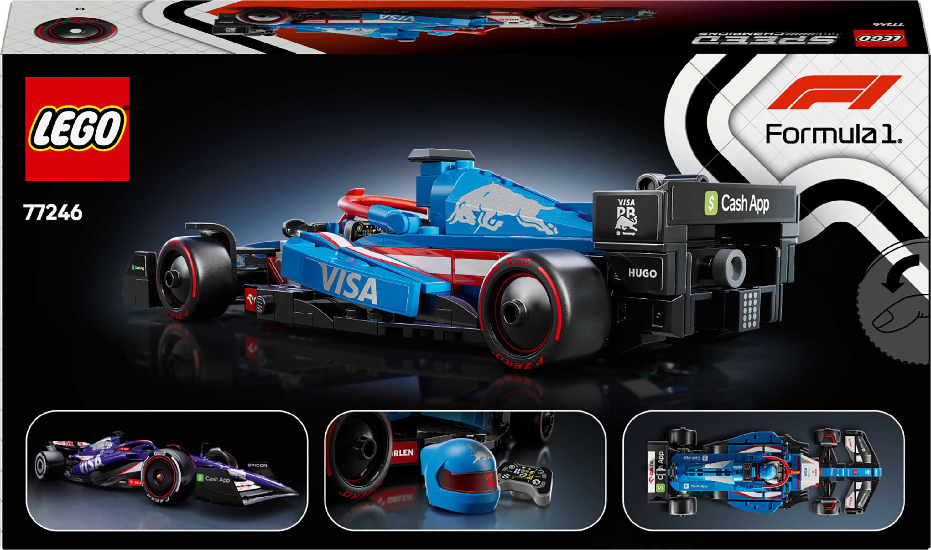 LEGO Speed Champions 77246 – Visa Cash App RB VCARB 01 F1® ‑kilpa-auto