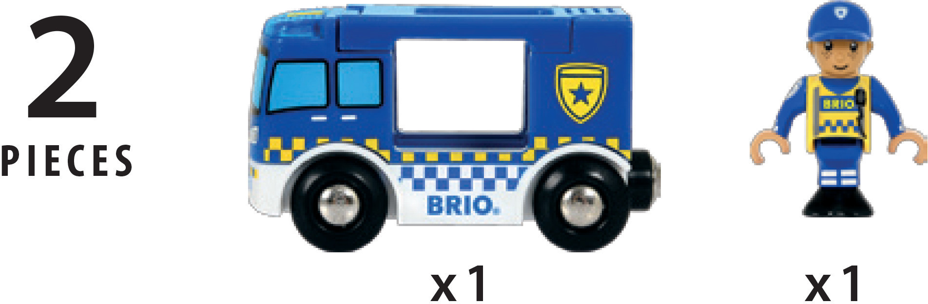 BRIO 33825 - Poliisiauto