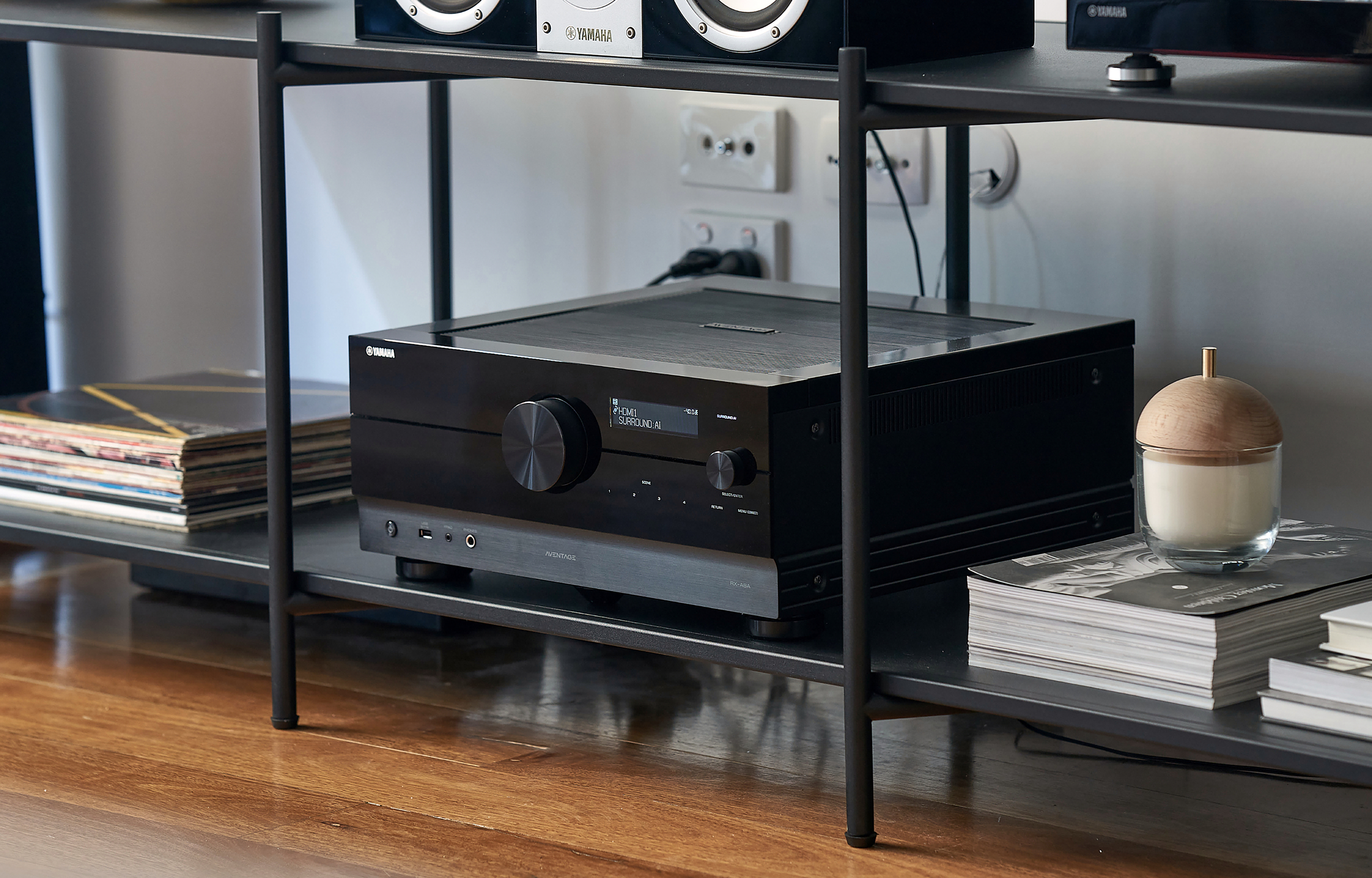 Yamaha RX-A8A AVENTAGE -11.2 AV-viritinvahvistin, musta