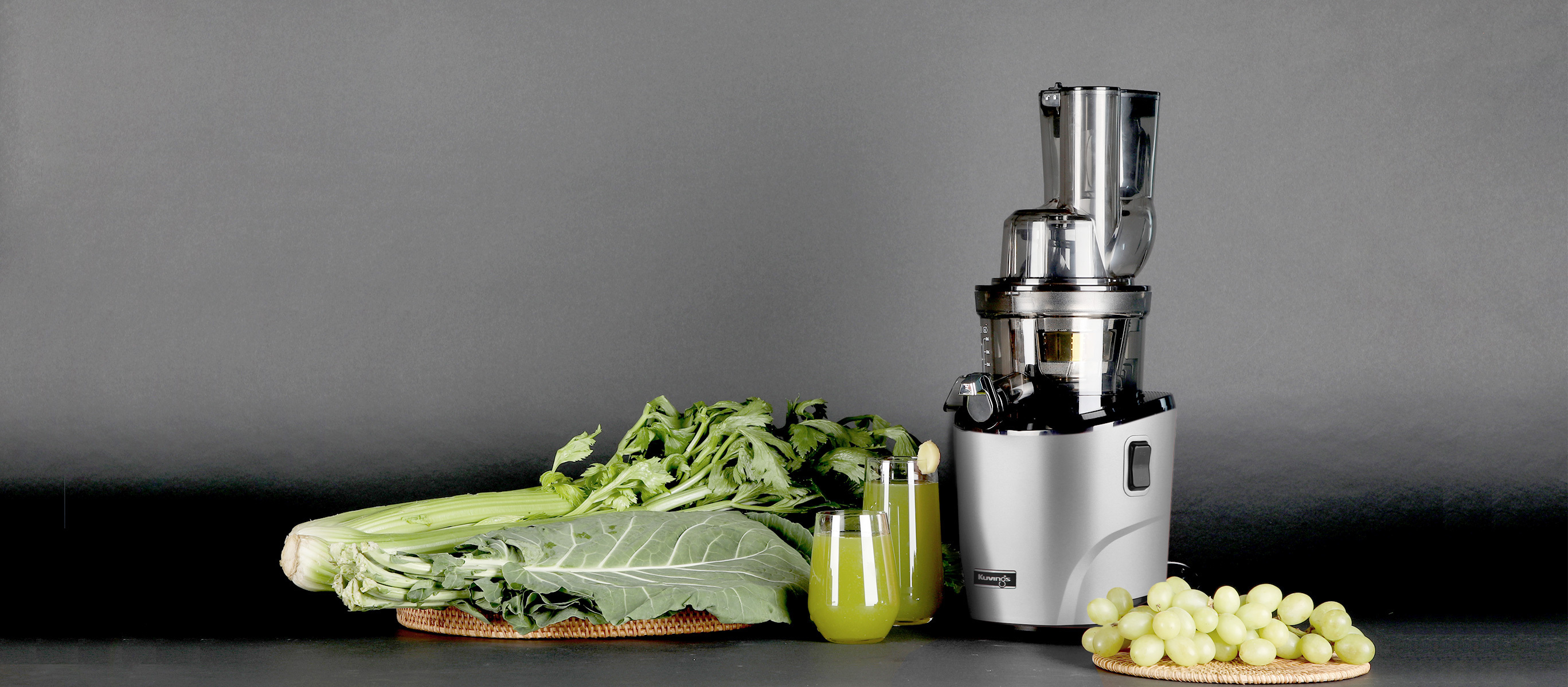 Witt by Kuvings REVO830 Silver Whole Slowjuicer -mehupuristin