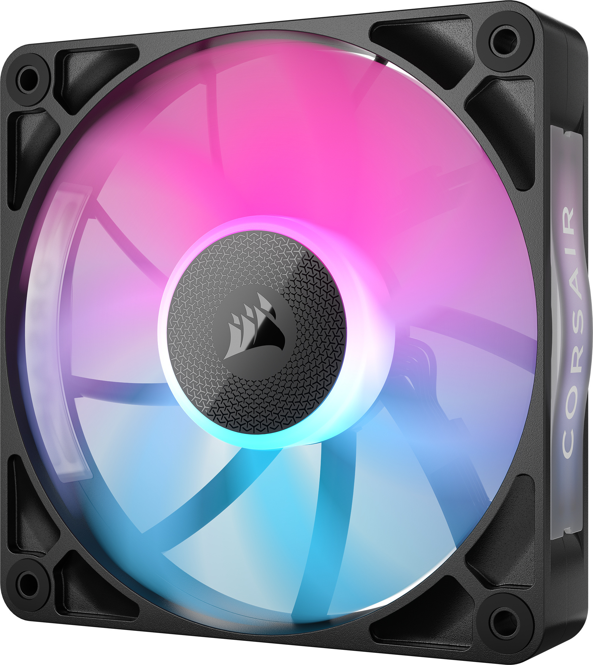 Corsair iCUE LINK RX120 RGB PWM Expansion -tuuletin, musta, 120 mm