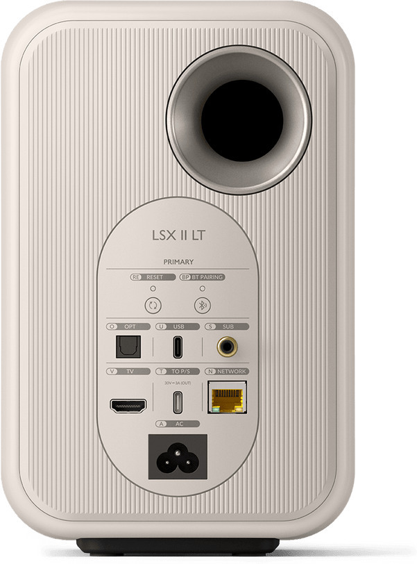 KEF LSX II LT aktiivikaiutinpari, valkoinen