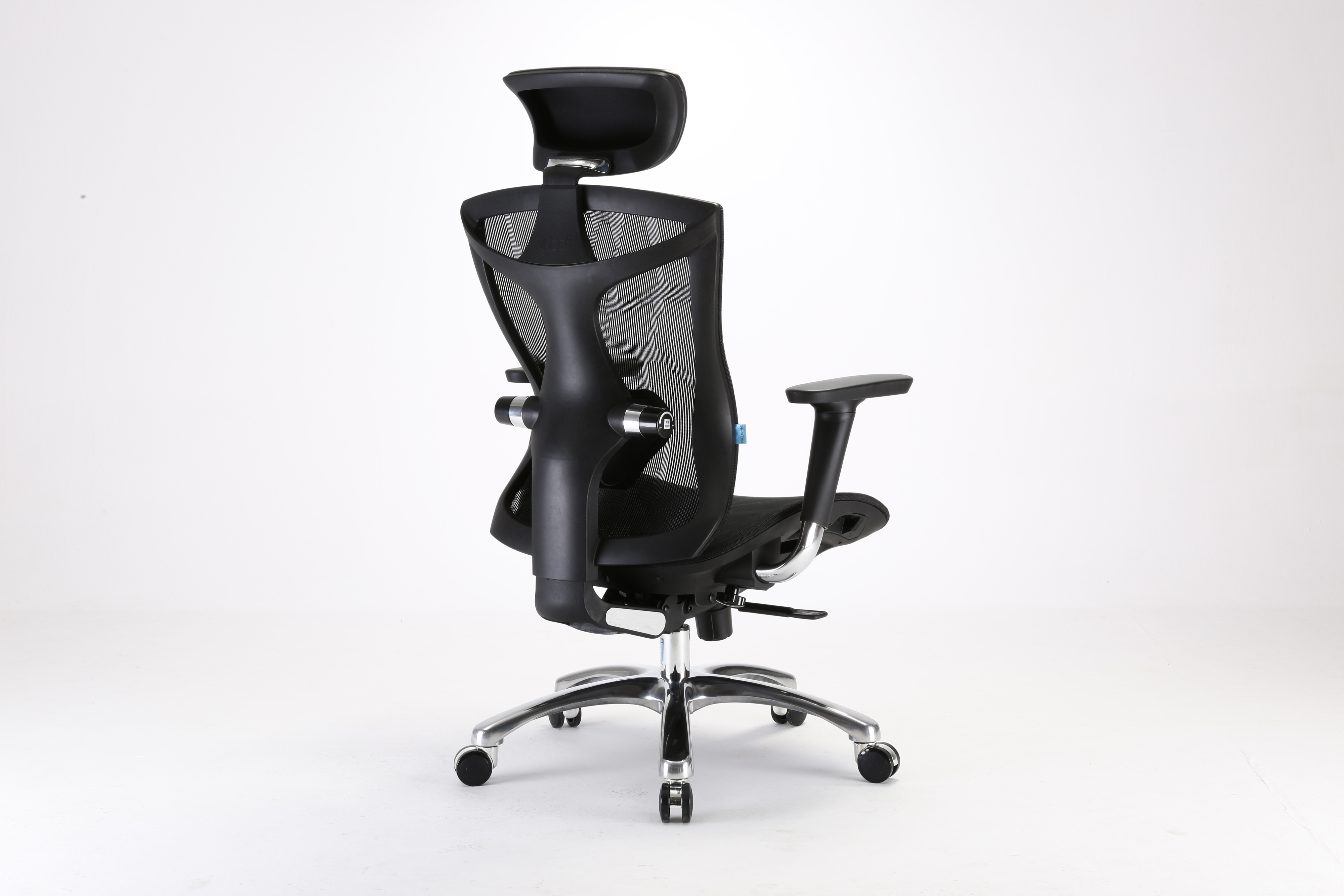 Sihoo V1 -ergonominen toimistotuoli, musta