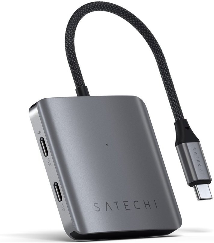 Satechi 4-Port USB-C -adapteri PD:llä, tähtiharmaa