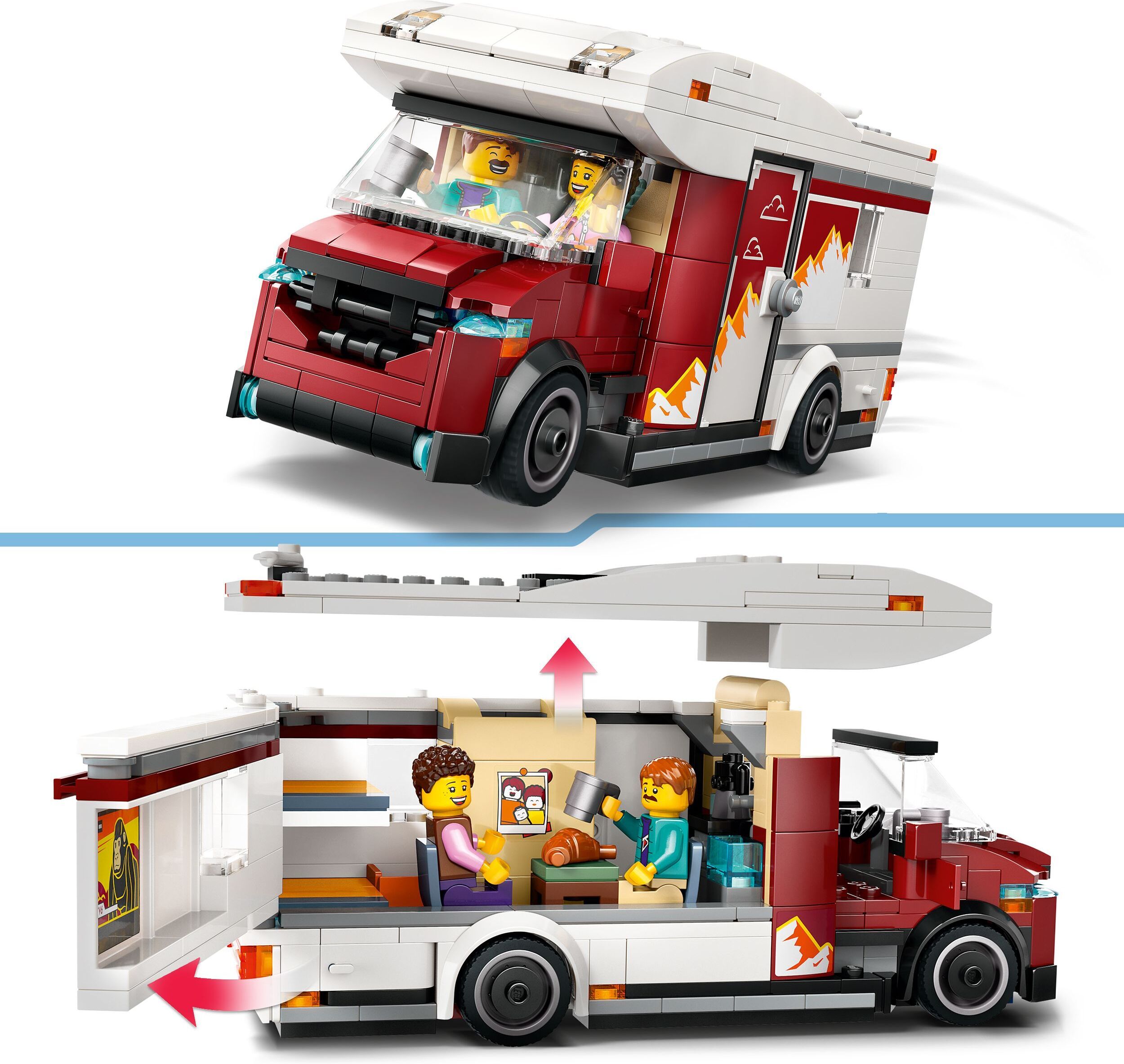 LEGO City 60454 – Seikkailulomalaisten matkailuauto