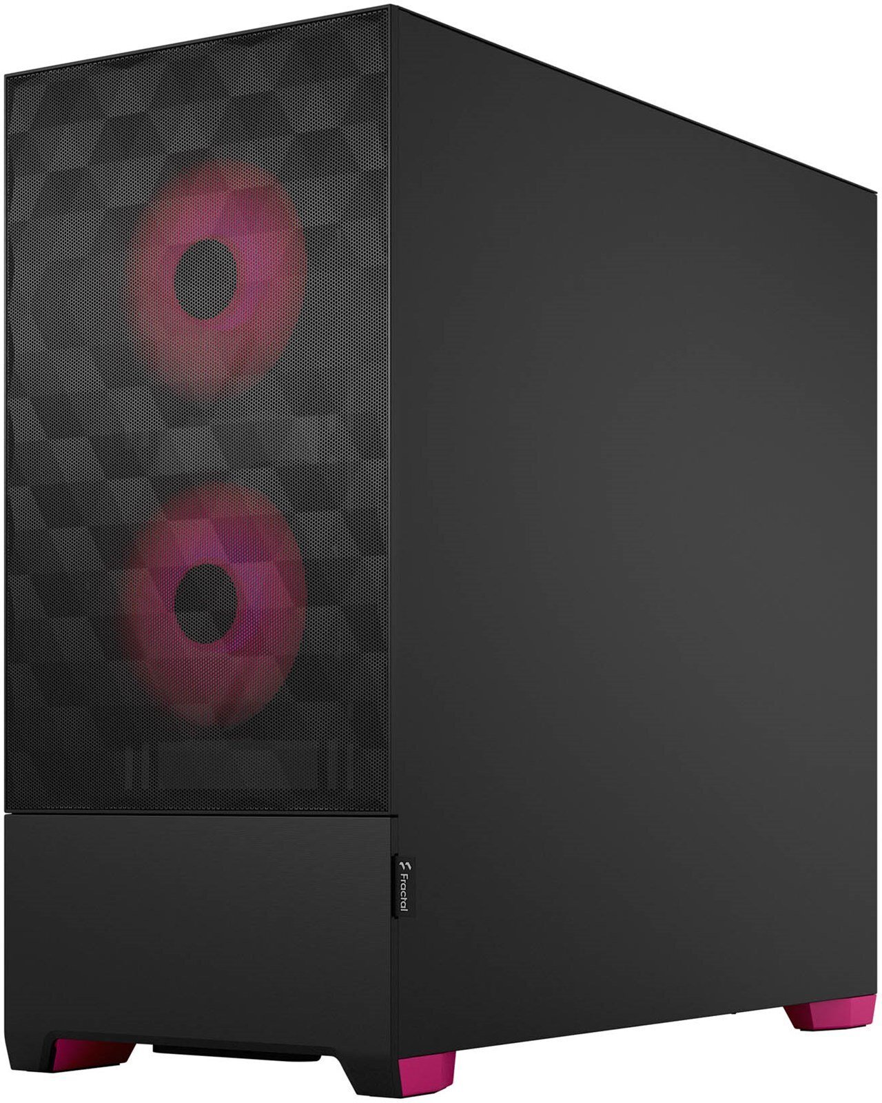 Fractal Design Pop Air RGB Magenta Core TG ATX-kotelo ikkunalla, musta/magenta