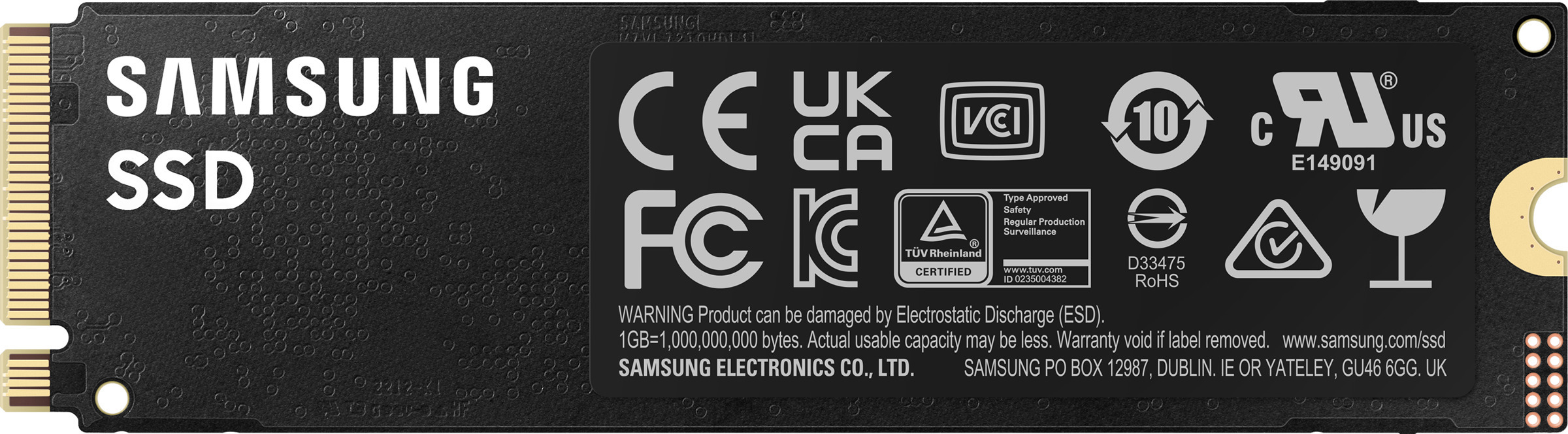 Samsung 990 PRO 2 Tt M.2 NVMe -SSD-kovalevy