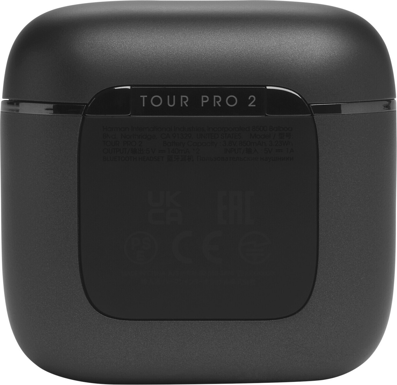 JBL Tour Pro 2 -langattomat vastamelunappikuulokkeet, musta