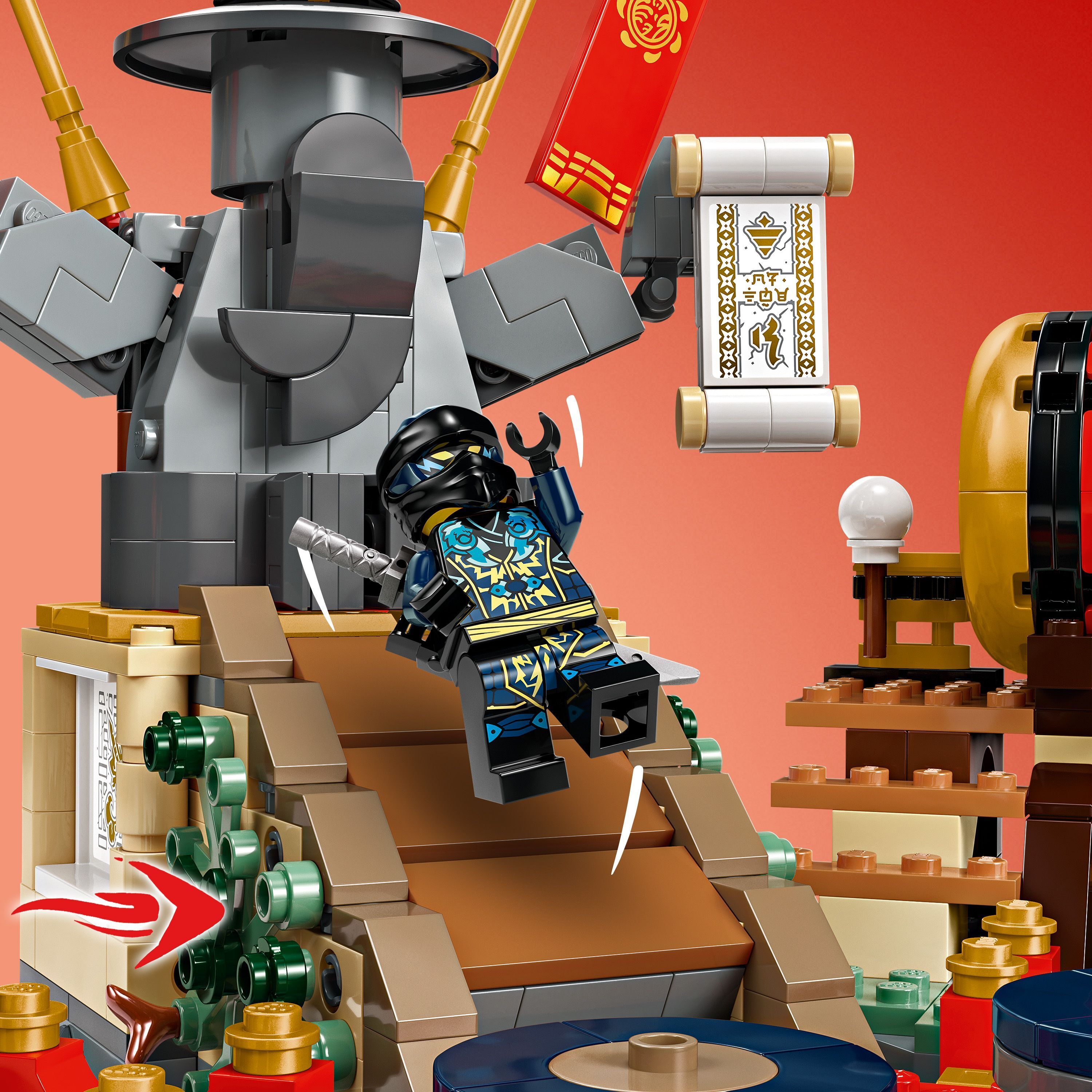 LEGO Ninjago 71818 - Turnajaisten taisteluareena