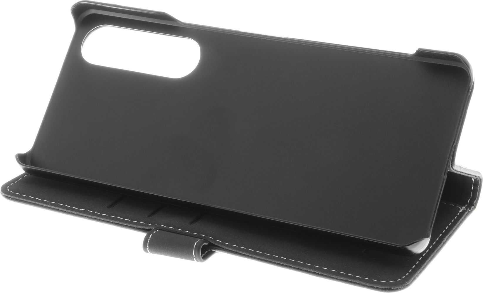 Insmat Exclusive Flip Case -lompakkokotelo, Sony Xperia 1 V, musta