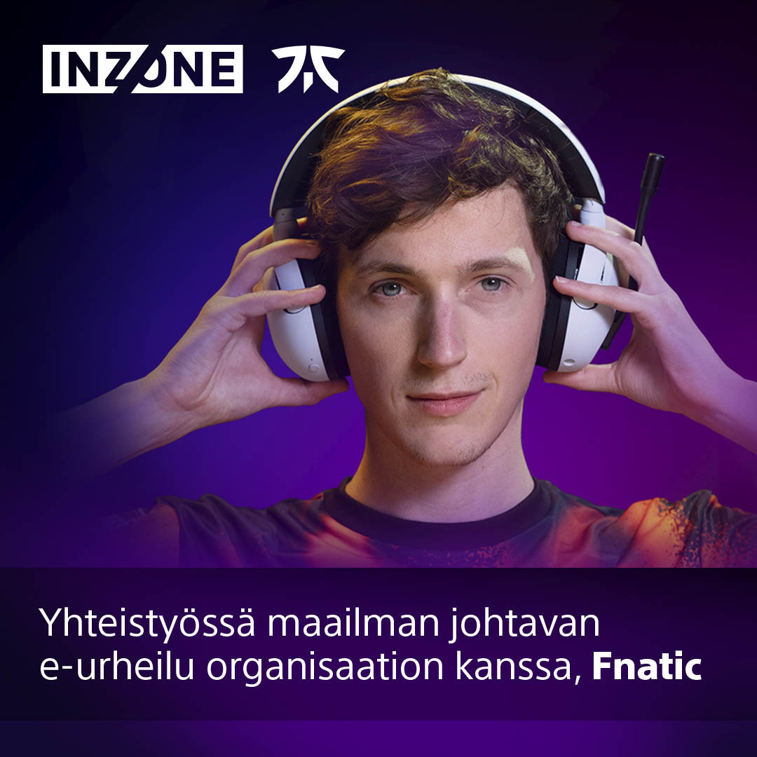 Sony INZONE H5 (WHG500B.CE7) -langattomat pelikuulokkeet, musta