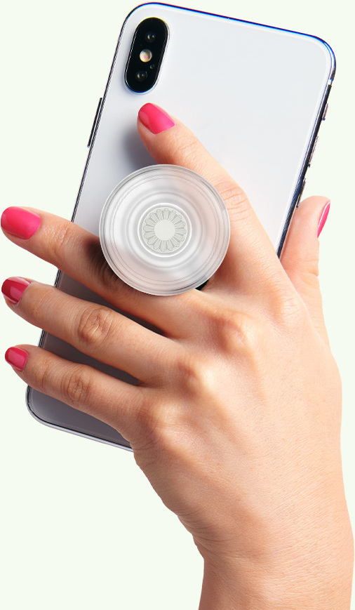 PopSockets PopGrip -puhelinpidike, Black Marble