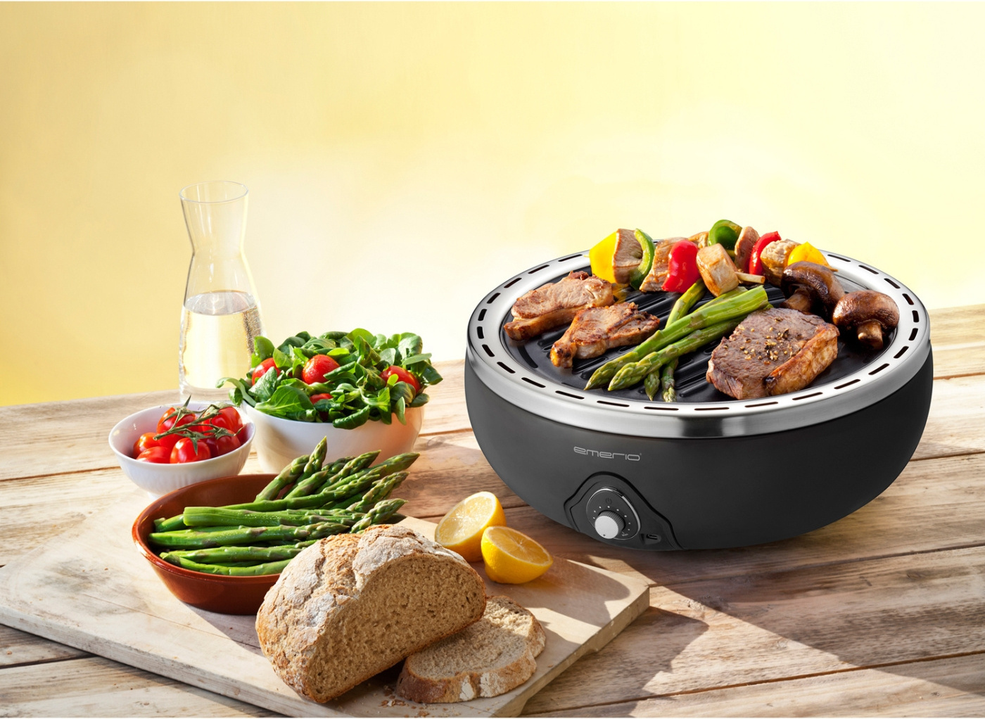 Emerio BGP-115557.1 BBQ kannettava hiiligrilli