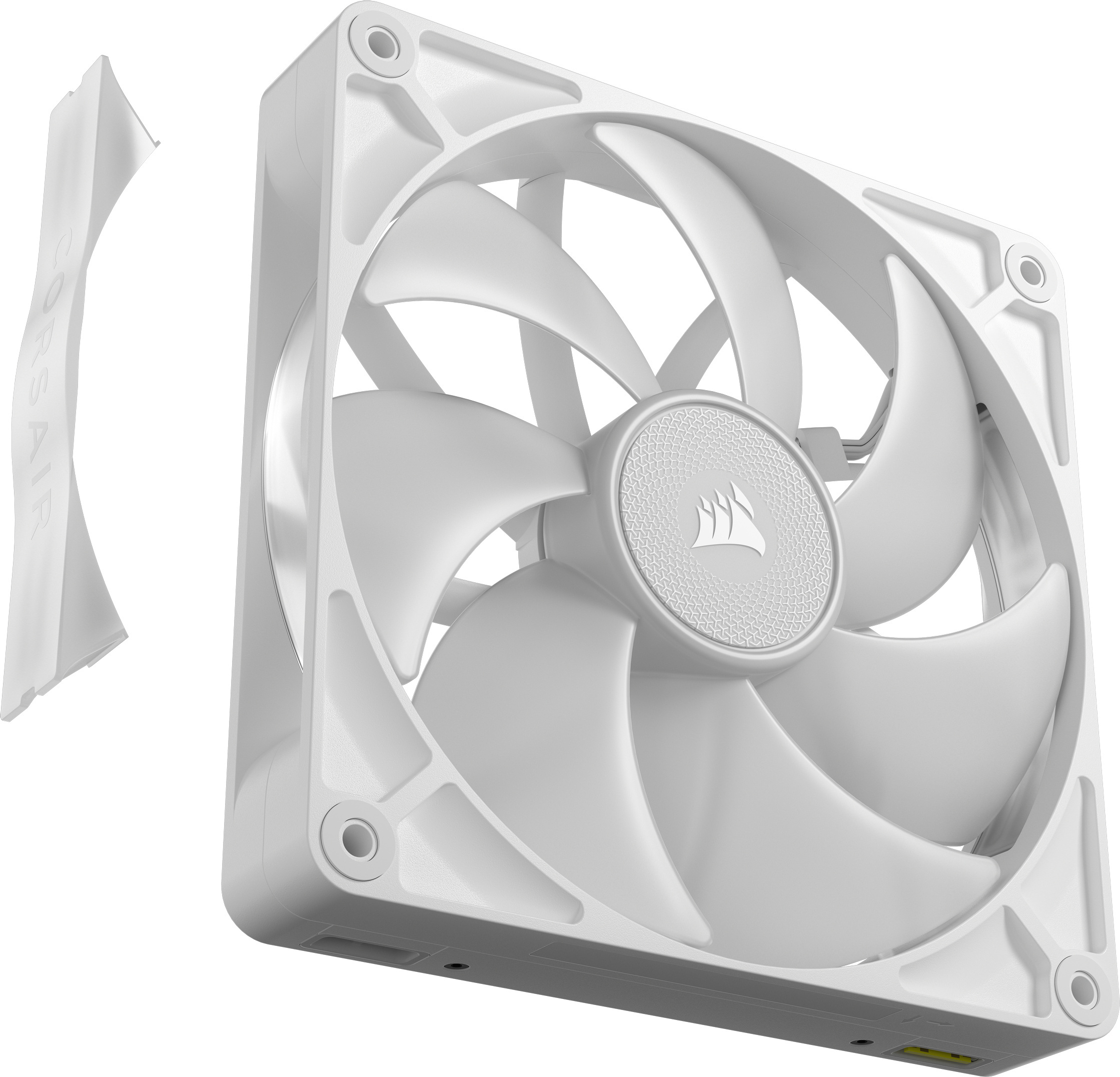 Corsair iCUE LINK RX140 RGB PWM Starter Kit -tuuletin, valkoinen, 140 mm, 2 kpl