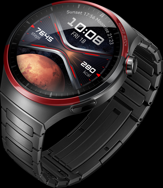 Huawei Watch 4 Pro LTE - Space Edition -älykello, 49 mm, titaaniranneke