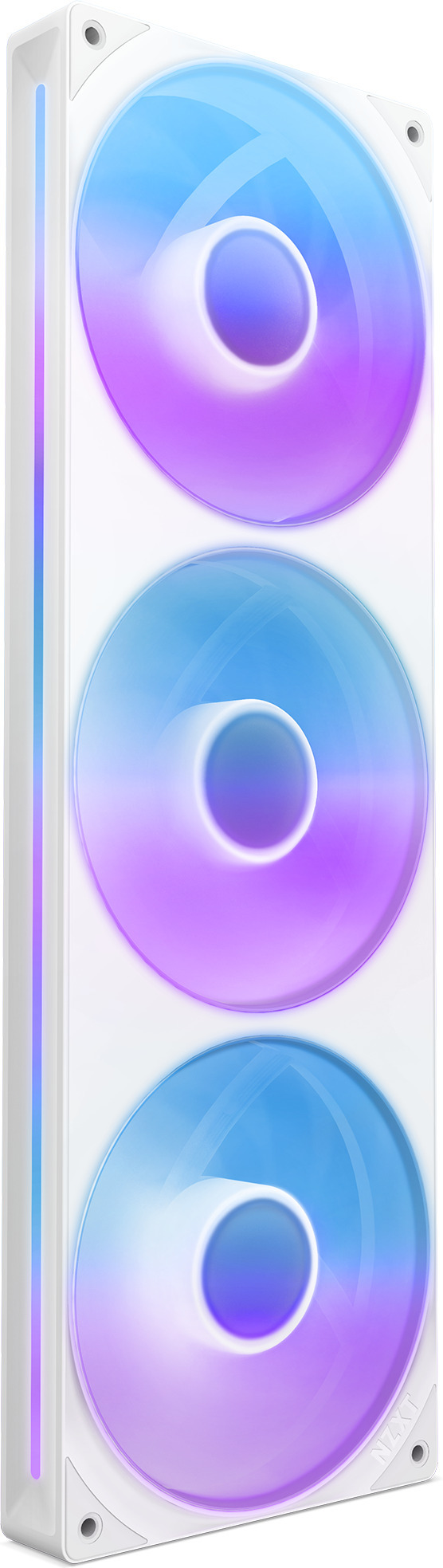 NZXT F280 RGB CORE -tuuletin, 2 * 140 mm, valkoinen