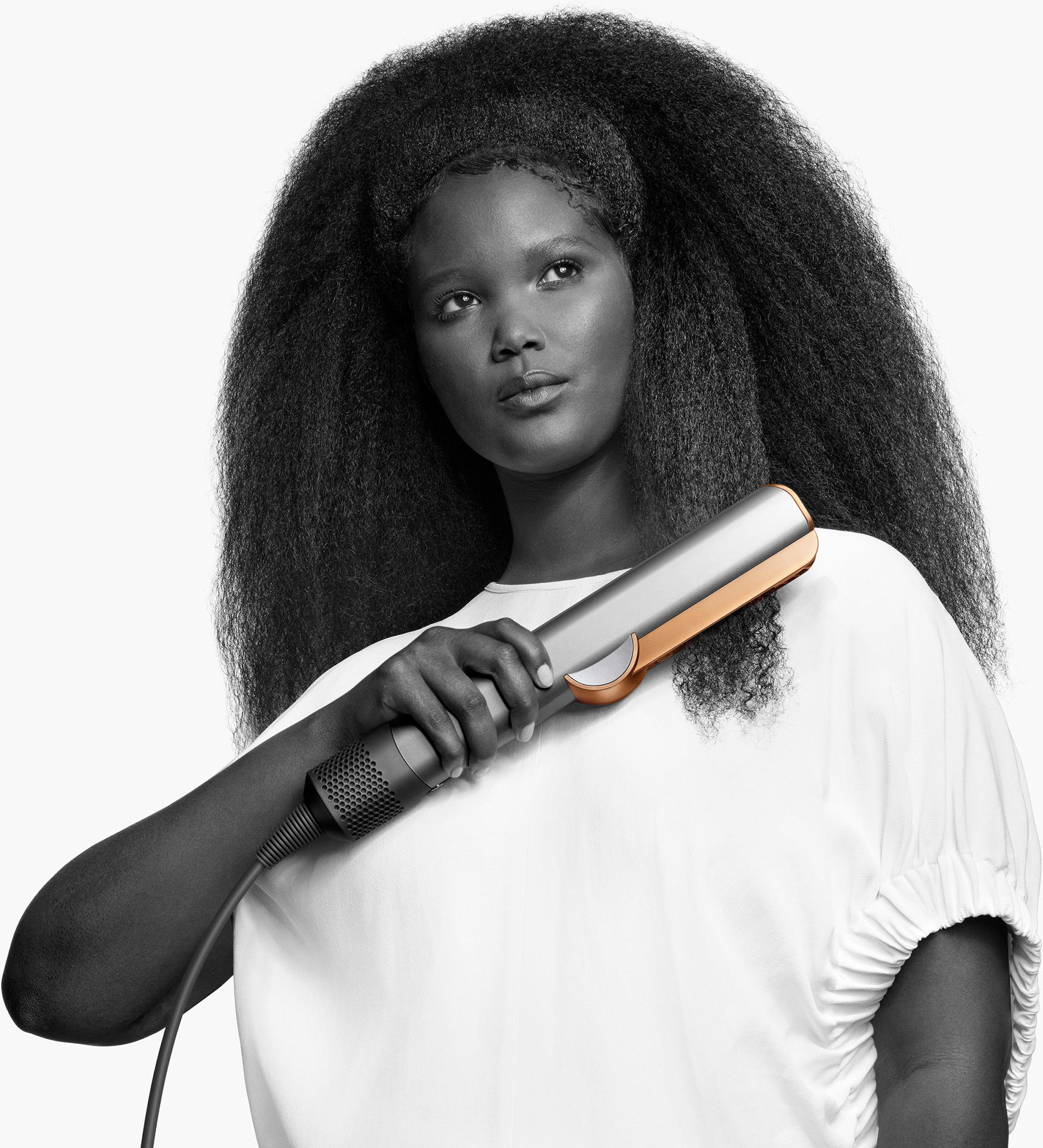 Dyson Airstrait -suoristin, nickel copper