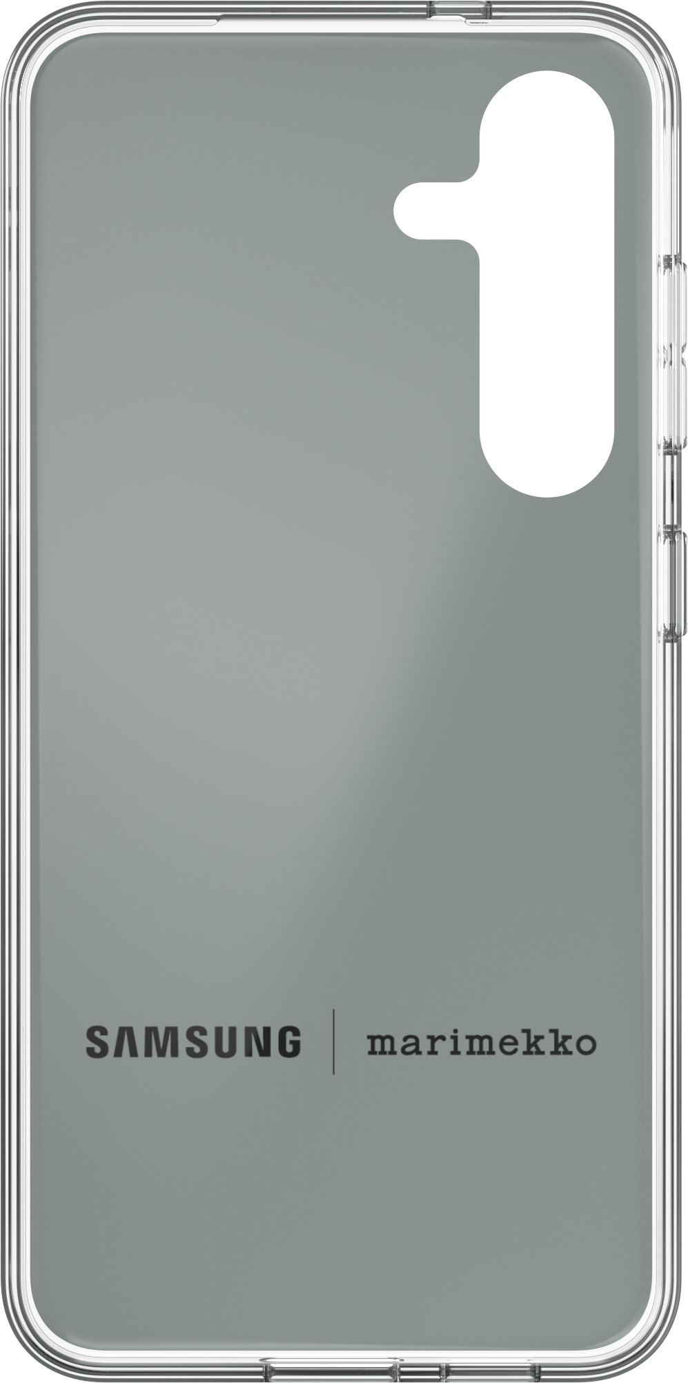 Samsung x Marimekko Dual Layer Case -suojakuori, Samsung Galaxy S24, hopea/harmaa