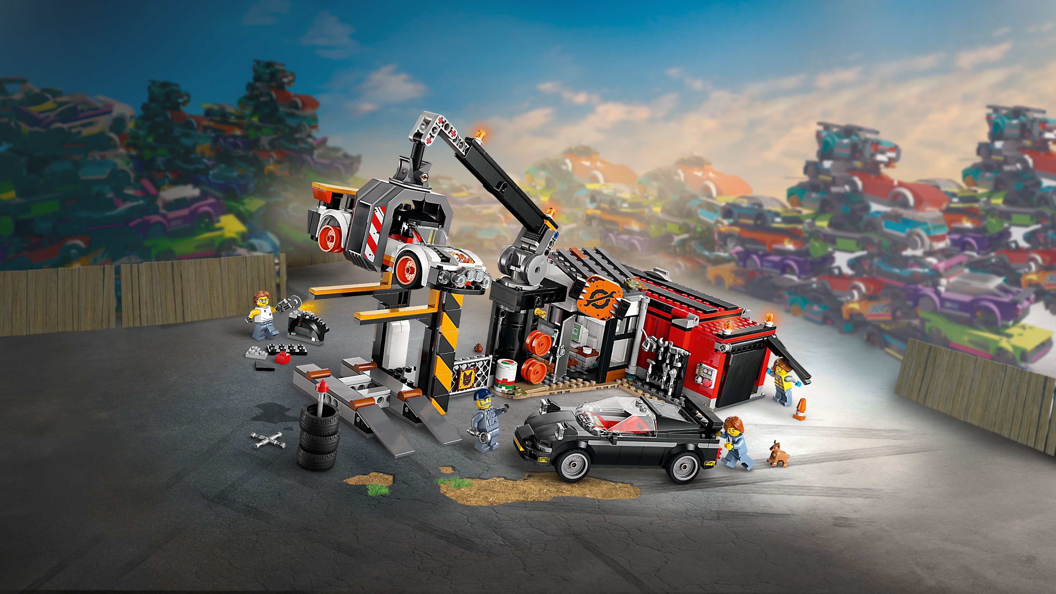LEGO My City 60472 – Autopurkamo ja autoja