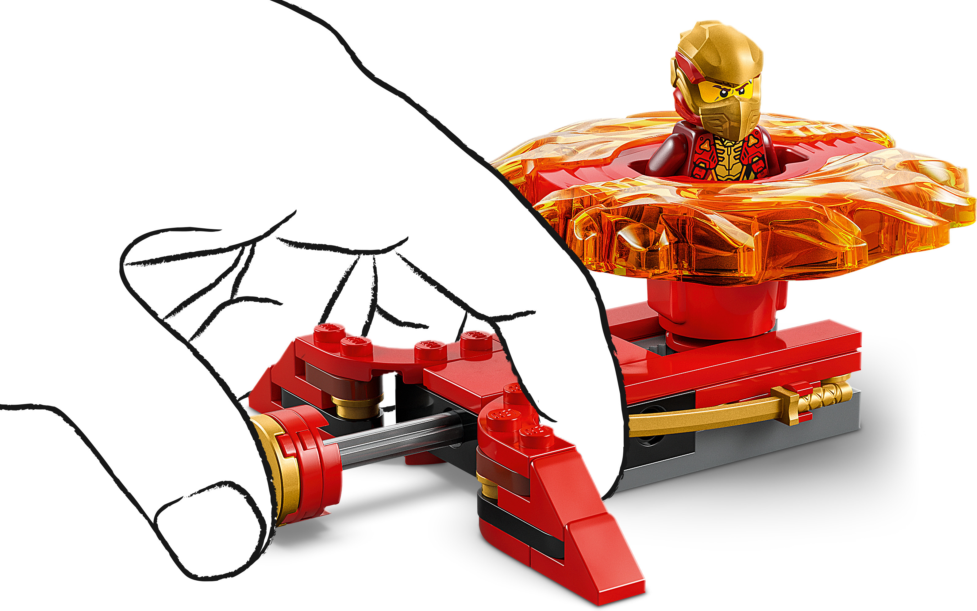 LEGO Ninjago 71823 – Kain Spinjitzu-lohikäärmespinneri