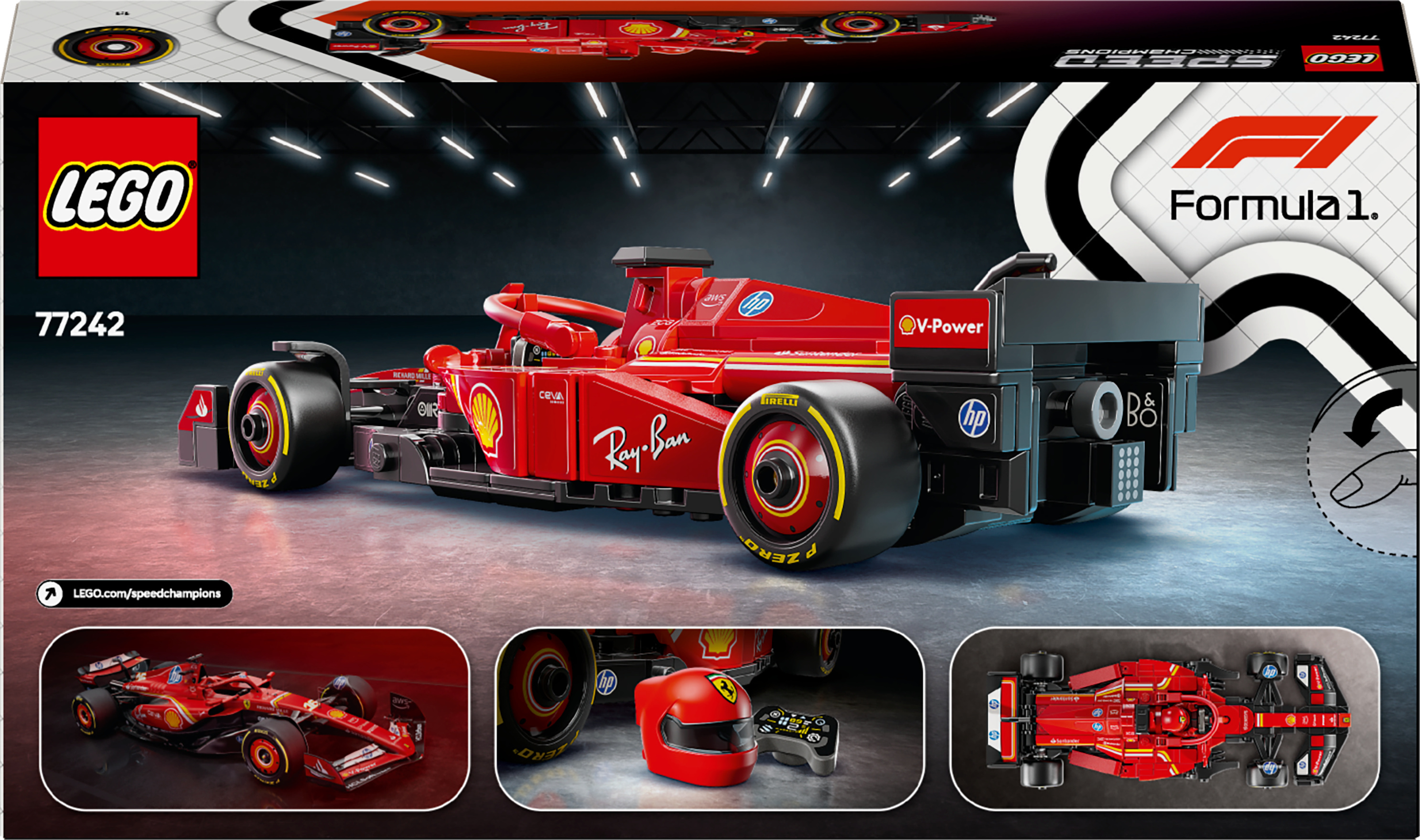 LEGO Speed Champions 77242 – Ferrari SF-24 F1 ‑kilpa-auto
