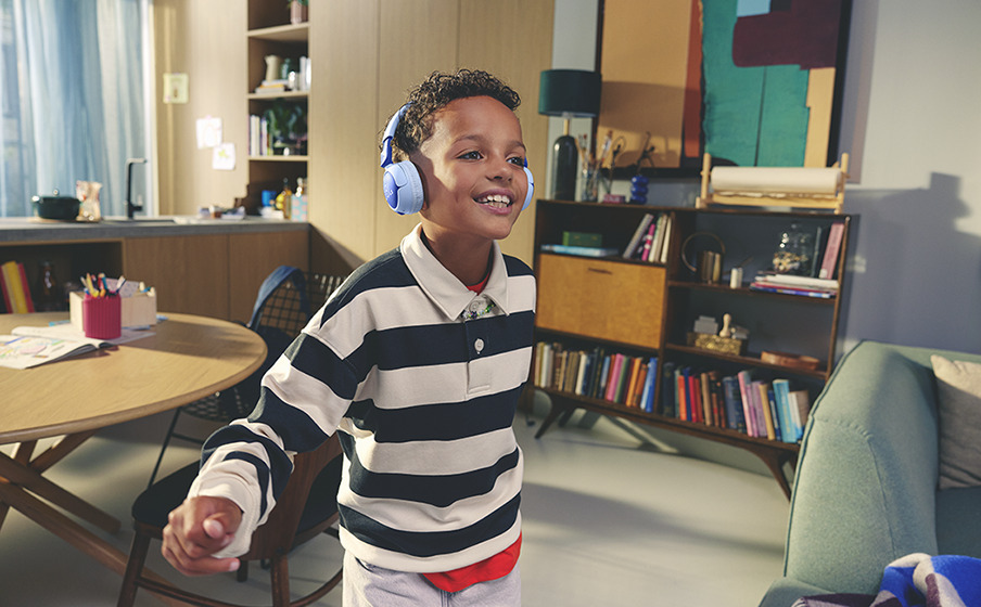 JBL JR 320BT lasten sankakuulokkeet, sininen
