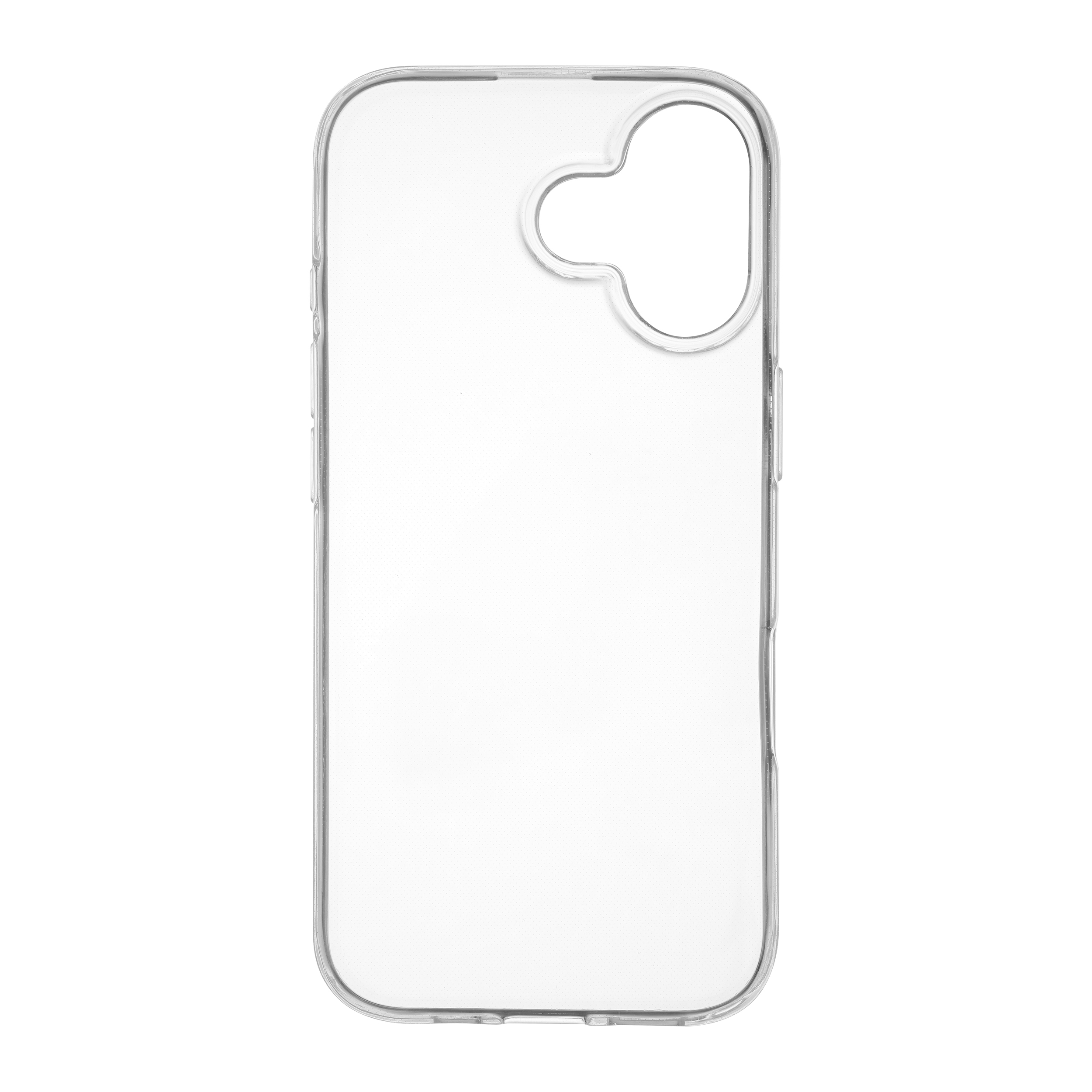 FoneKit silikonisuoja, iPhone 17, läpinäkyvä