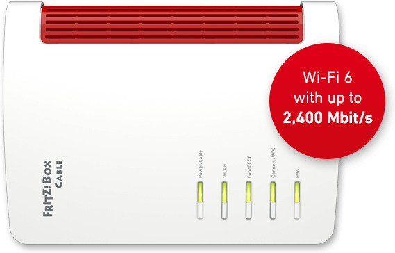 AVM FRITZ!Box 6660 Cable langaton Dual Band WiFi 6 -kaapelimodeemi