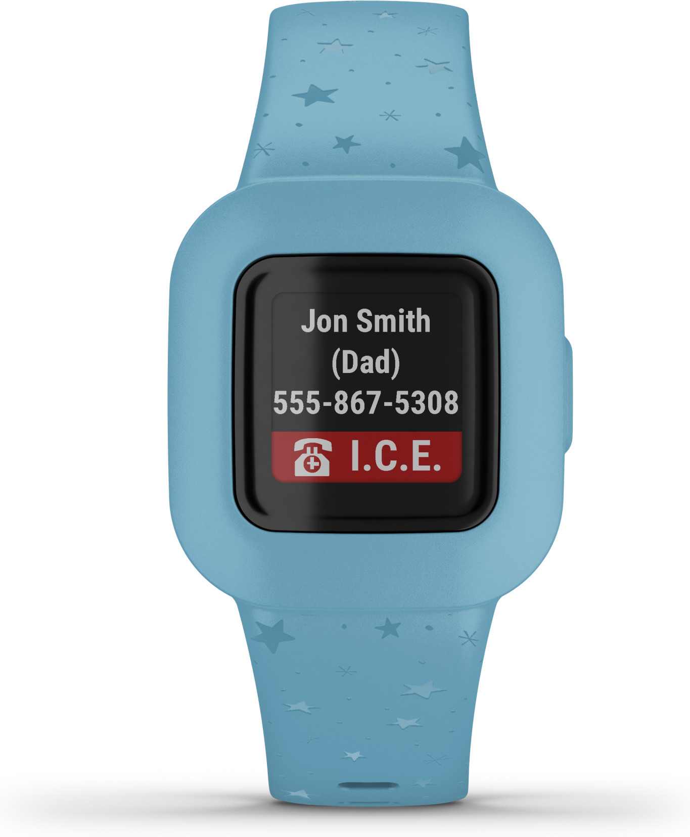 Garmin Vivofit jr. 3 -aktiivisuusranneke, Stars Blue