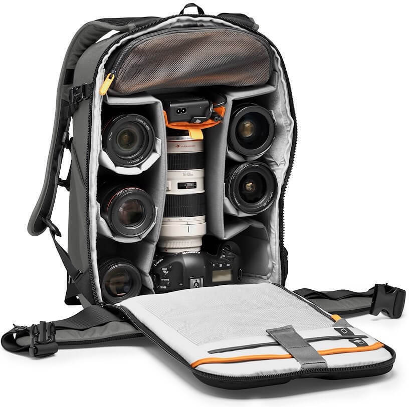 Lowepro Flipside BP 400 AW III -kamerareppu, musta