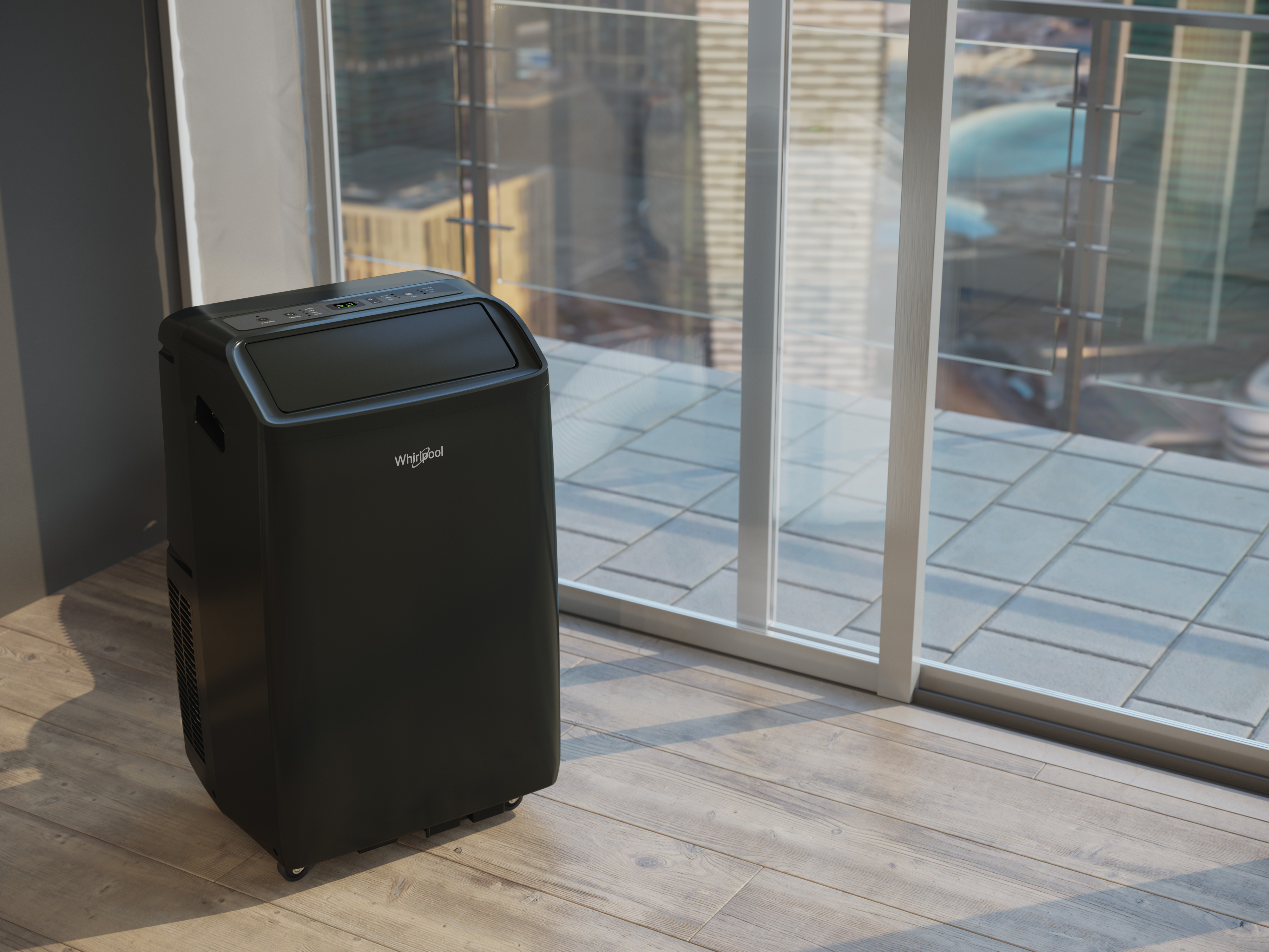 Whirlpool PACF212HP B ilmastointilaite, 12 000 BTU, lämmittävä, musta