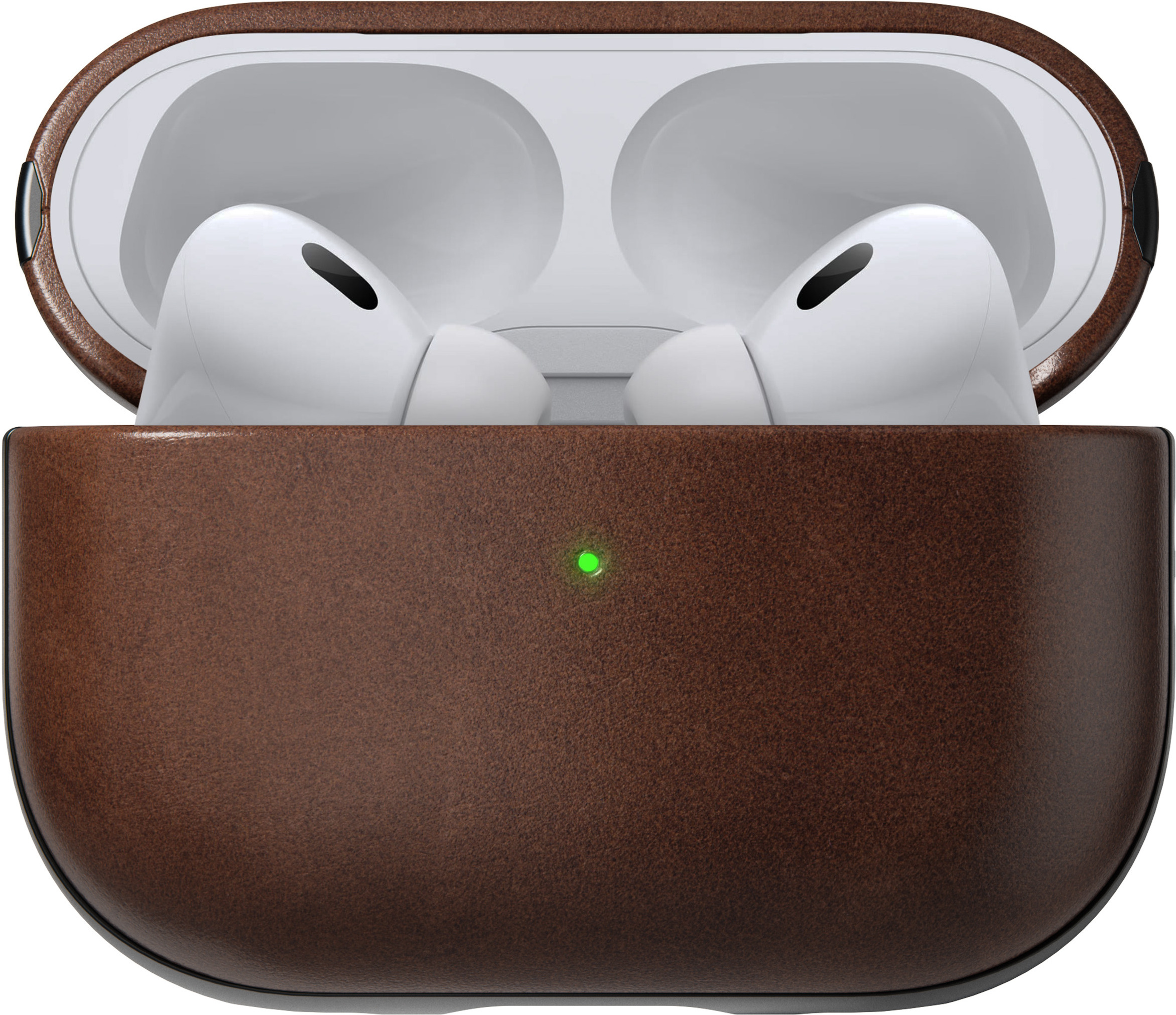 Nomad Modern Airpods Pro 2 Horween Leather -kotelosuoja, musta