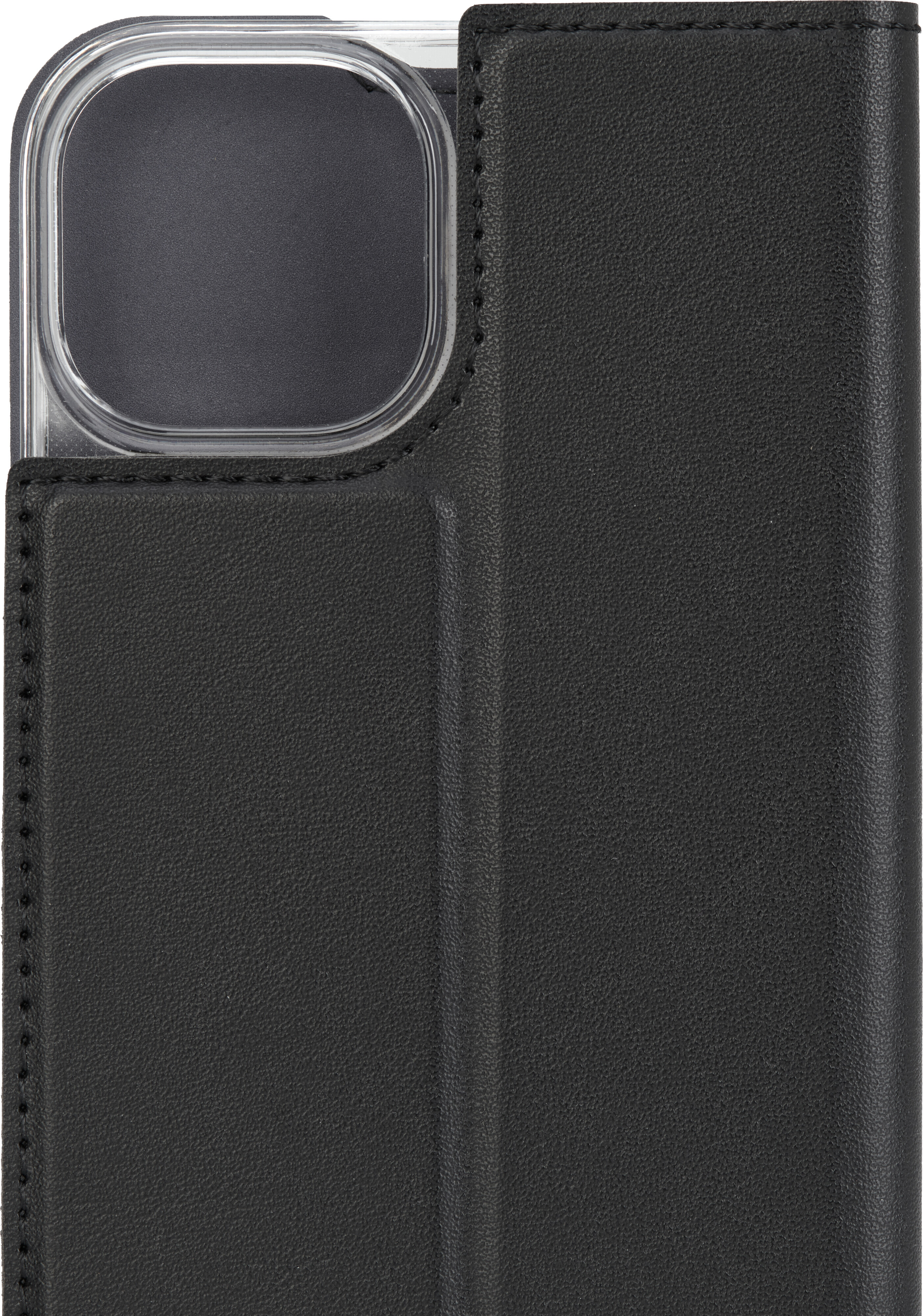 FoneKit BookCase -suojakotelo, iPhone 13 Pro, musta