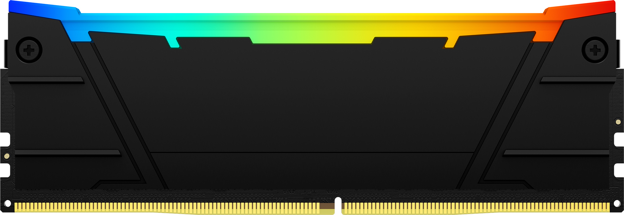Kingston FURY Renegade RGB DDR4 3600 MHz CL16 32 Gt -muistimodulipakkaus, musta/hopea