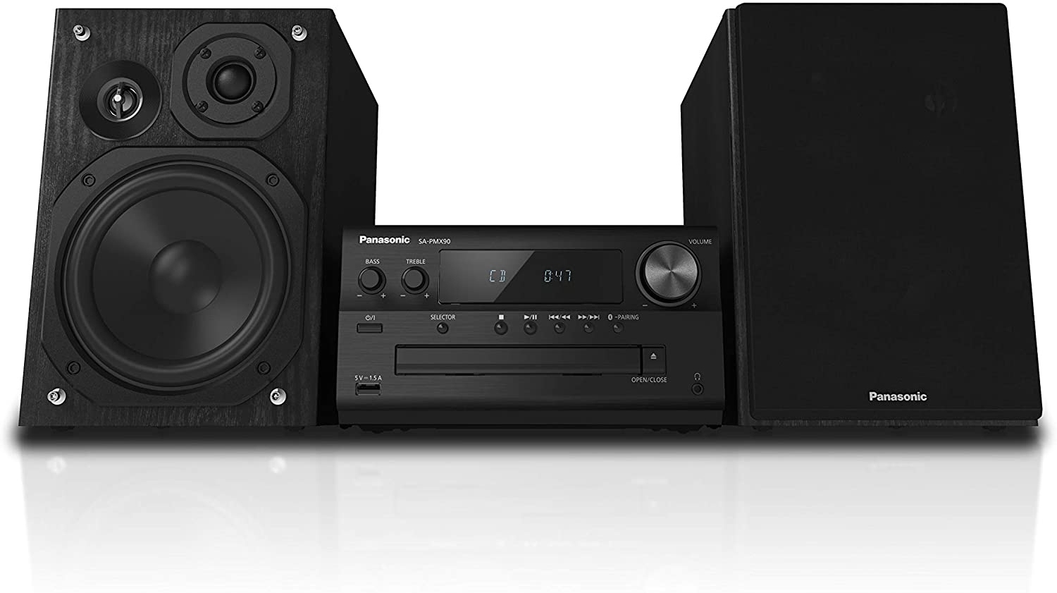 PANASONIC SC-PMX90 CD stereo system, black (SC-PMX90EG-K) - Smartech.ee