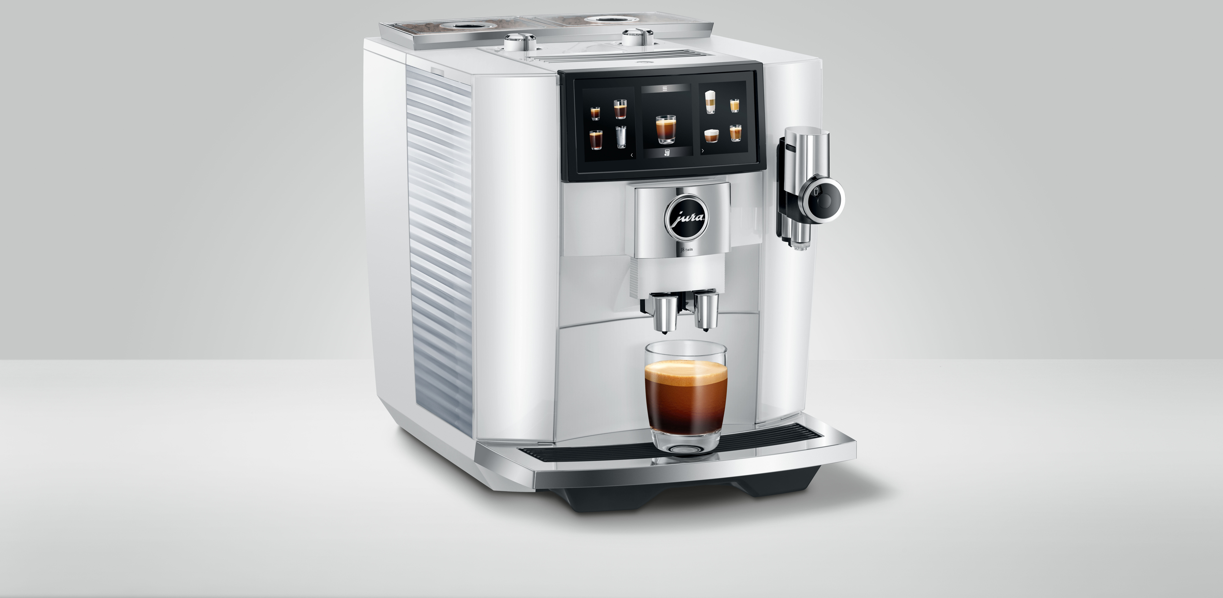 Jura J8 Twin Diamond White (EA) kahvikone