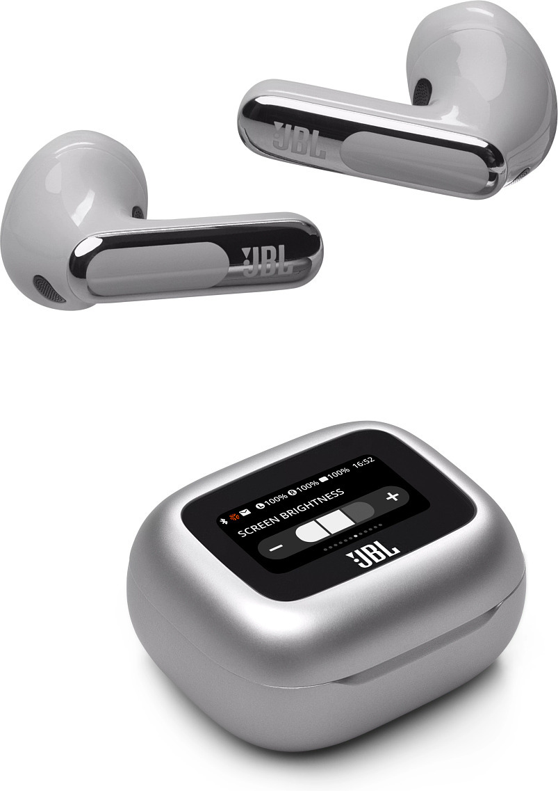 JBL Live Flex 3 vastamelunappikuulokkeet, hopea