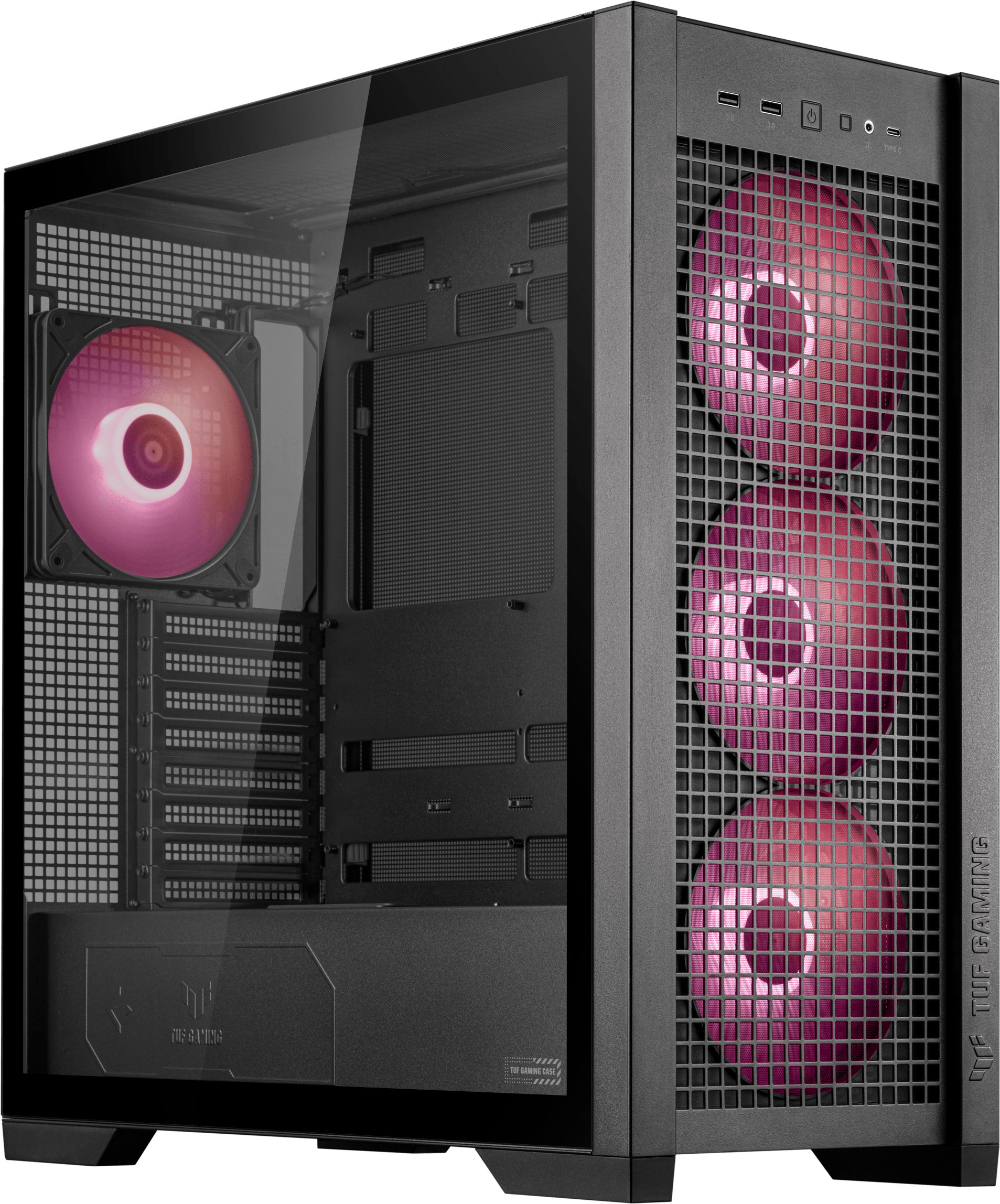 Asus TUF Gaming GT302 TG ARGB ATX-kotelo ikkunalla, musta