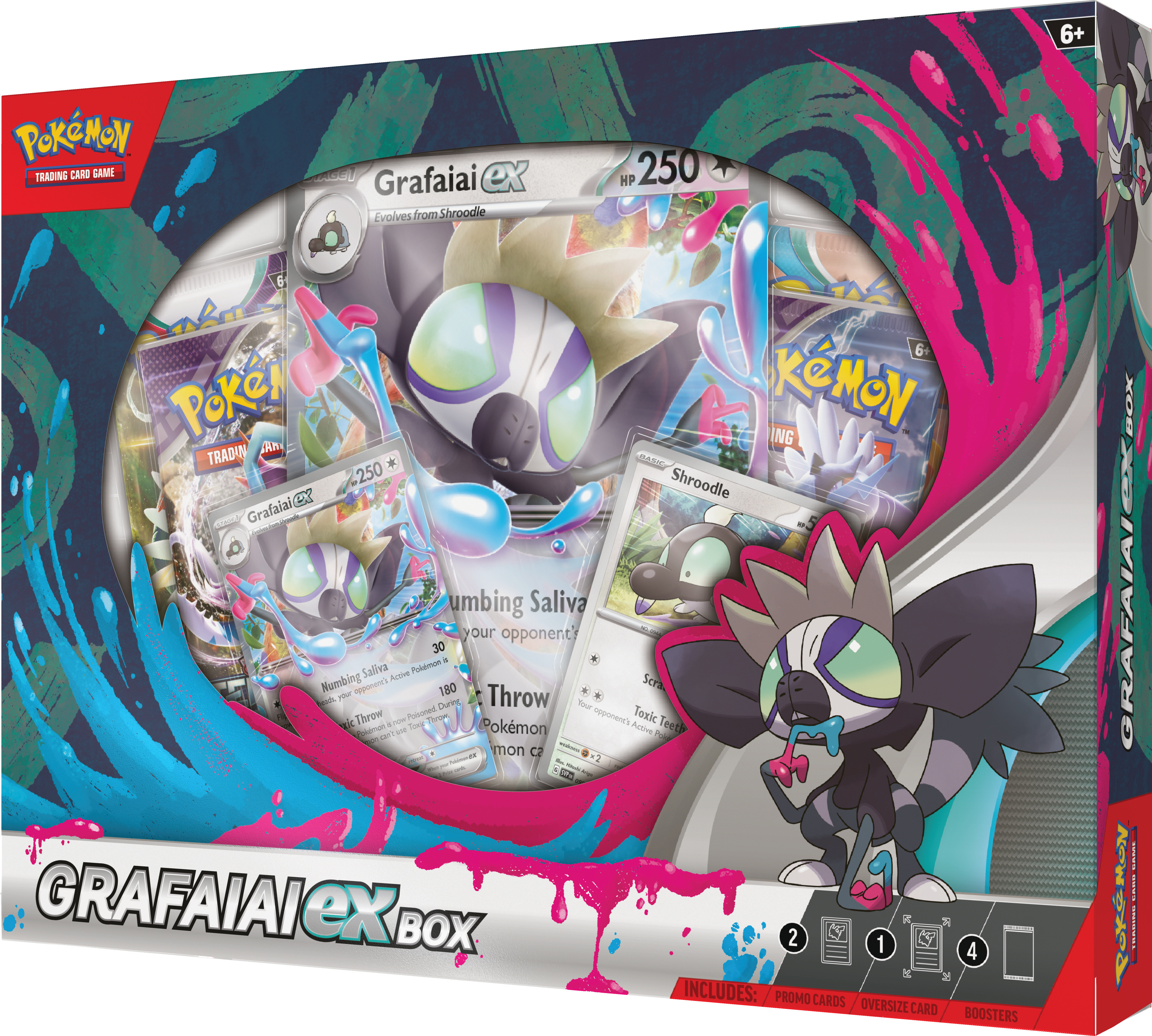 Pokemon TCG: Grafaiai ex Box -keräilykorttisetti