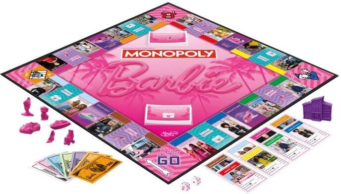 Monopoly Barbie -lautapeli, ENG
