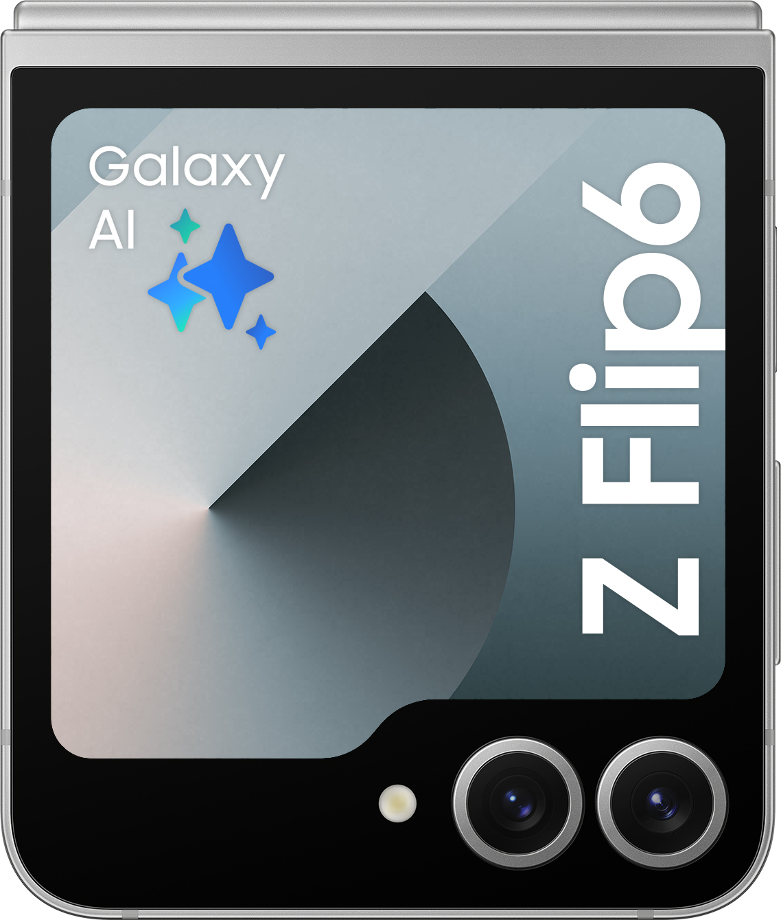 Samsung Galaxy Z Flip6 5G -puhelin, 256/12 Gt, Silver Shadow