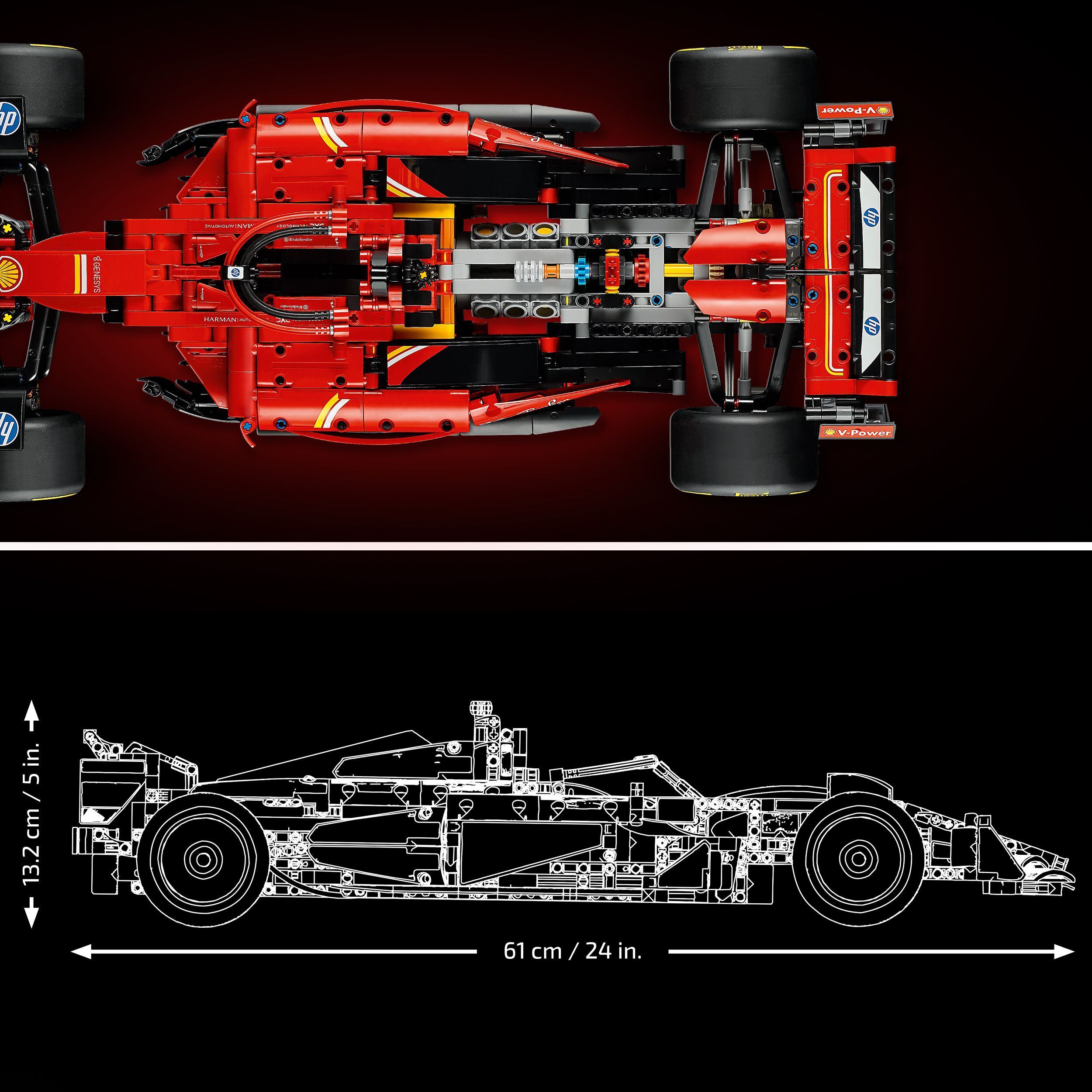 LEGO Technic 42207 – Ferrari SF-24 F1 ‑auto 5 LEGO Technic 42207 – Ferrari SF-24 F1 ‑auto - Image 5