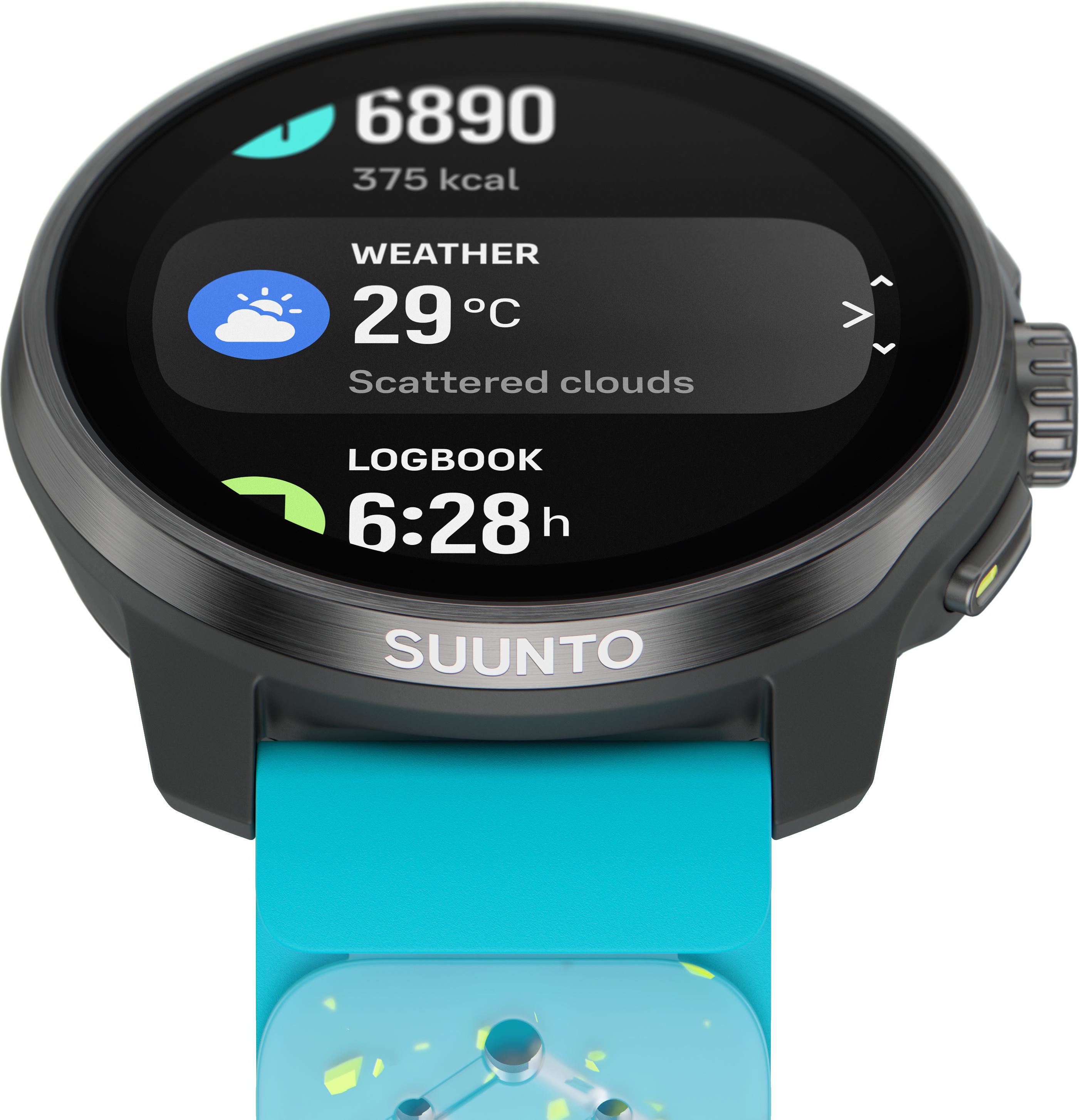 Suunto Race S Titanium Courtney -urheilukello, 45 mm, Graphite