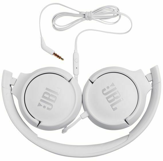 JBL TUNE 500 -kuulokkeet, valkoinen