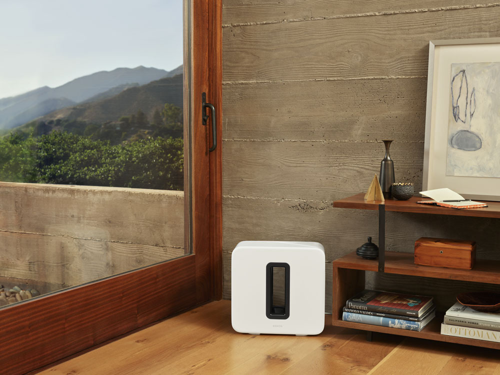 Sonos Sub -subwoofer, kiiltävä valkoinen