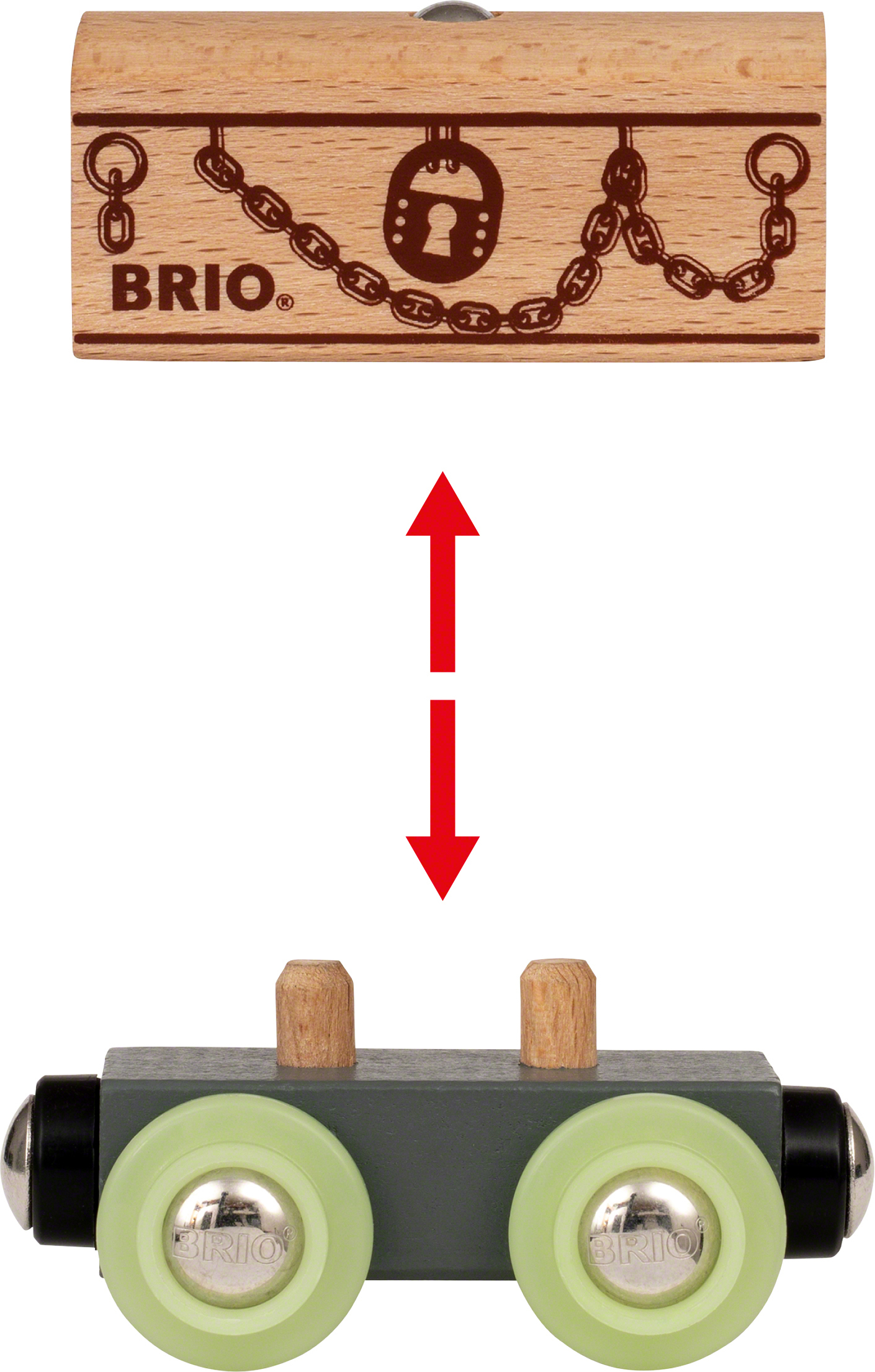 BRIO 33984 Maatilan eläimet -ratasetti